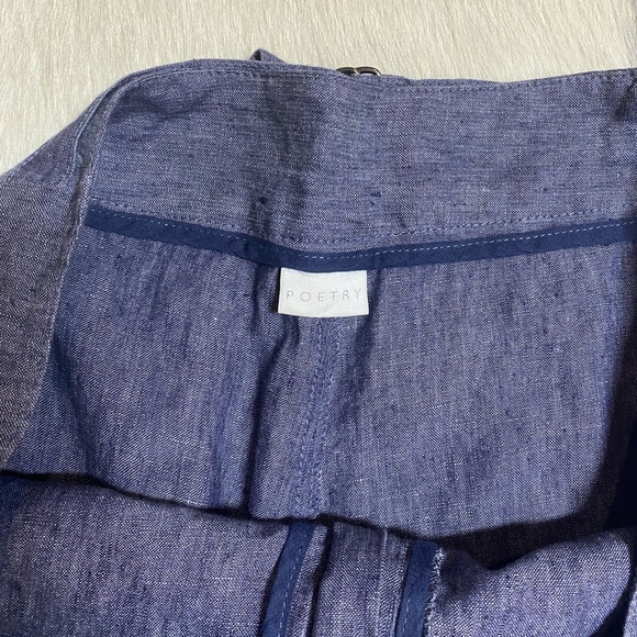 Poetry 100% linen cropped pants - Picture 5 of 9